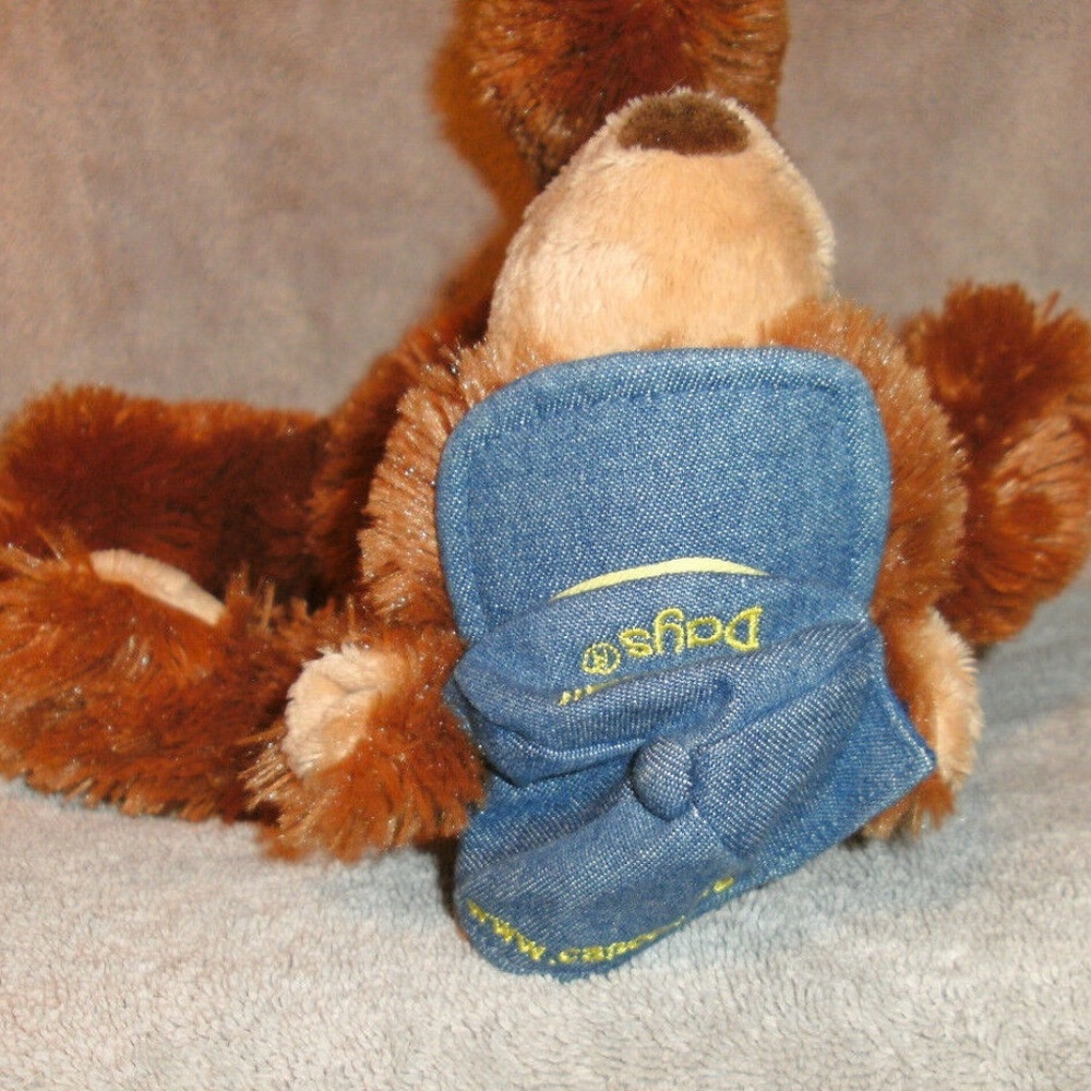 Daffodil Days American Cancer Soc Plush Brown Boyds Bear 13 in Tall Stuffed Toy - Picture 5 of 11